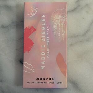Morphe Maddie Ziegler Lip + Cheek Duo - Peach and Coral Delight